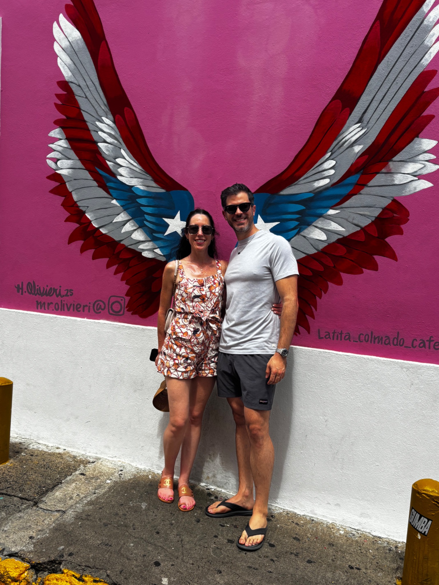 Emmanuel and Monica in Old San Juan